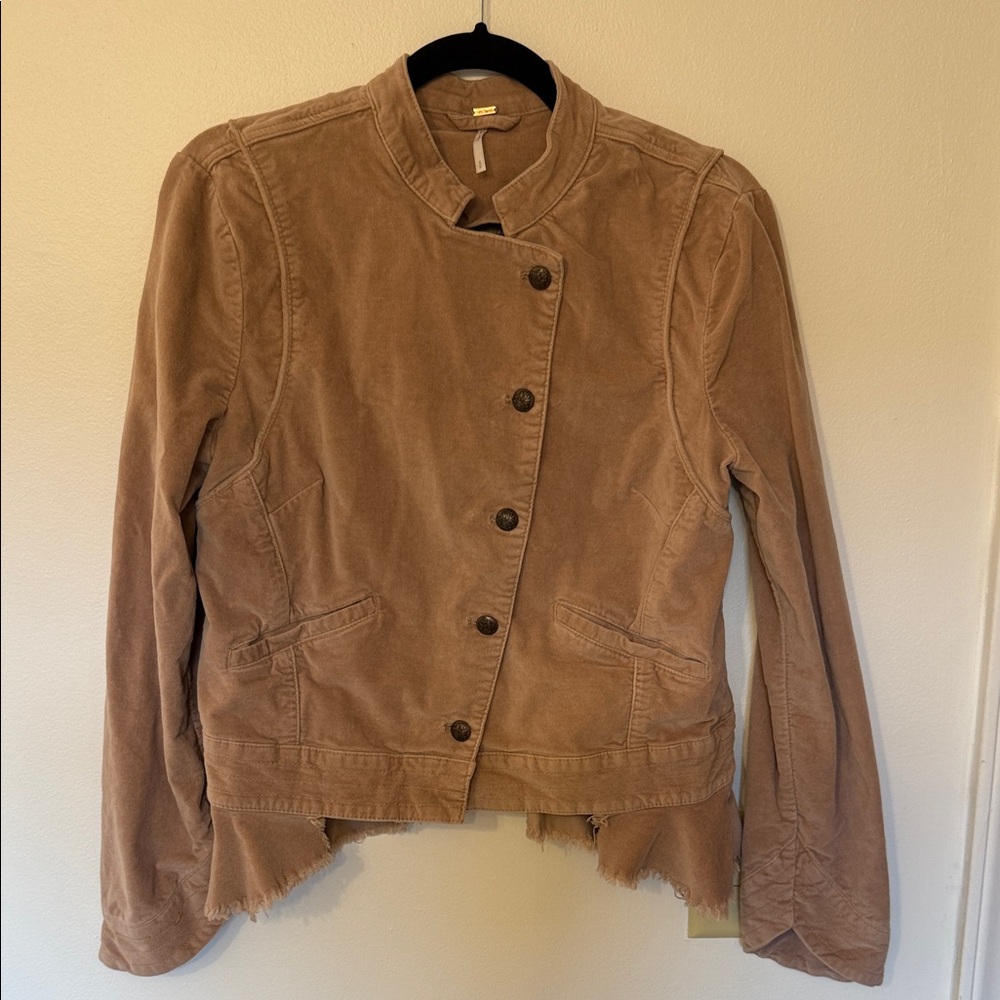 Free People Brown Utility Jacket